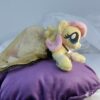 6" long (from hoof to hoof) FS plushie with a dress