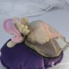 6" long (from hoof to hoof) FS plushie with a dress