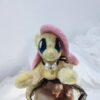 6" long (from hoof to hoof) FS plushie with a dress