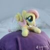 6" long (from hoof to hoof) FS plushie with a dress