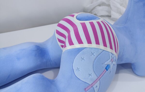 Fuchsia and White striped Jersey panties