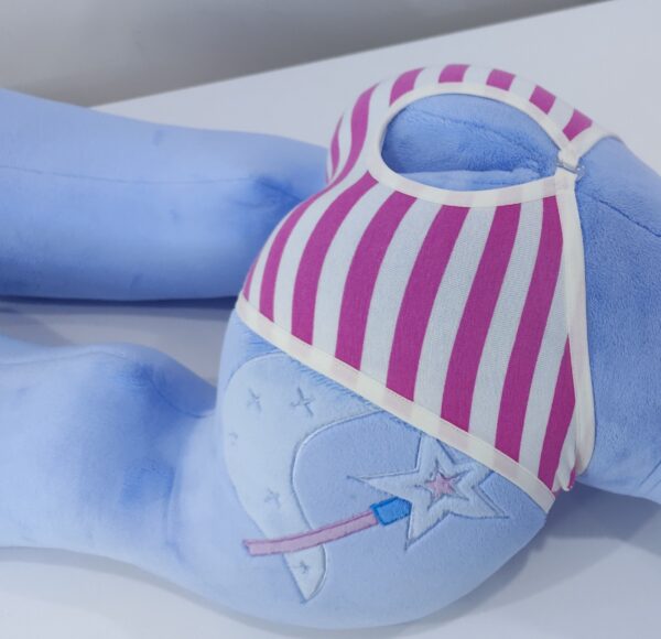 Fuchsia and White striped Jersey panties