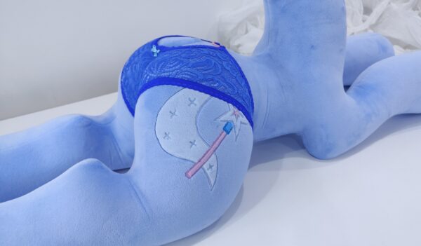 frilled Dark Blue panties