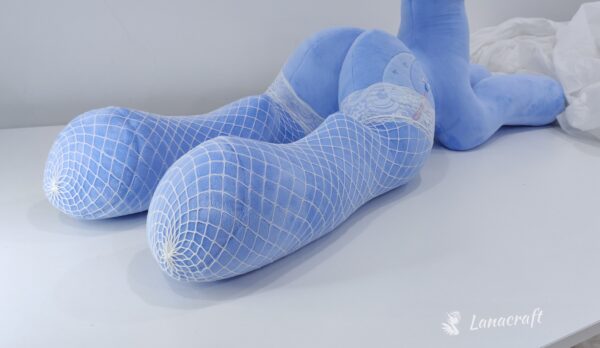 White fishnet stockings