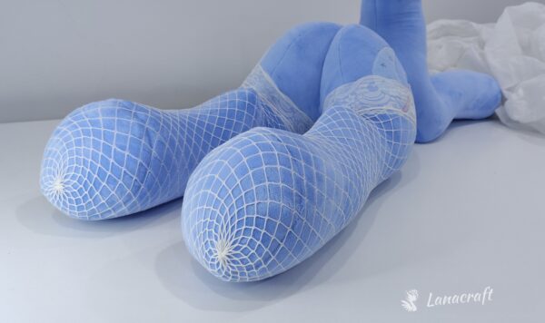 White fishnet stockings