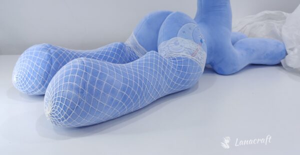 White fishnet stockings