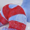 frilled vivid red panties