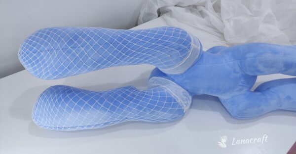 White fishnet stockings