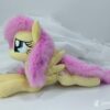 23" long (from hoof to hoof) Fluttershy plushie