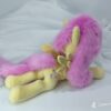 23" long (from hoof to hoof) Fluttershy plushie