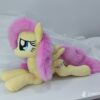 23" long (from hoof to hoof) Fluttershy plushie