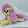 23" long (from hoof to hoof) Fluttershy plushie