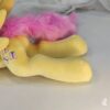 23" long (from hoof to hoof) Fluttershy plushie