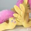 23" long (from hoof to hoof) Fluttershy plushie